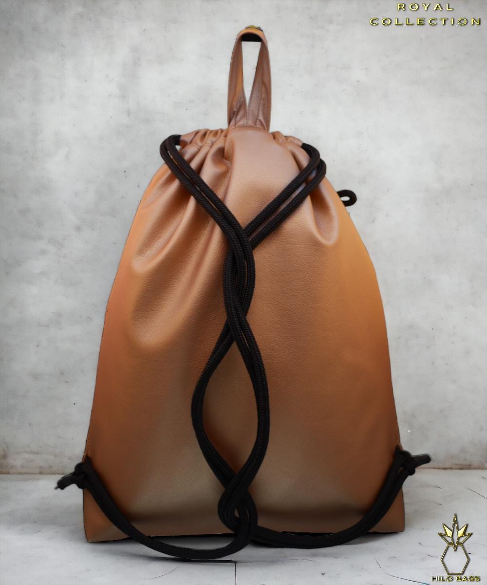 3. ROYAL - Gym Bag - Unique - Luxury - Premium Drawstring - Elegant - Paracord - Premium - Fashionable - Sporty - Chic - Quality - Exclusive