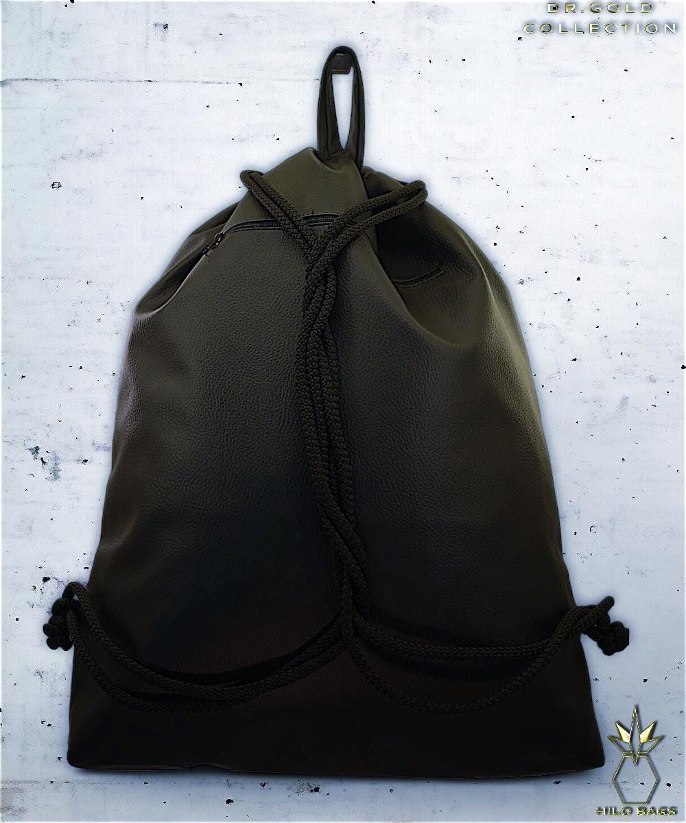 7. DR GOLD - Gymbag - einzigartig - Statement - farbenfroh - lebendig - Rucksack - künstlerischer Kordelzug - Premium - Designer - Muster - handgefertigt