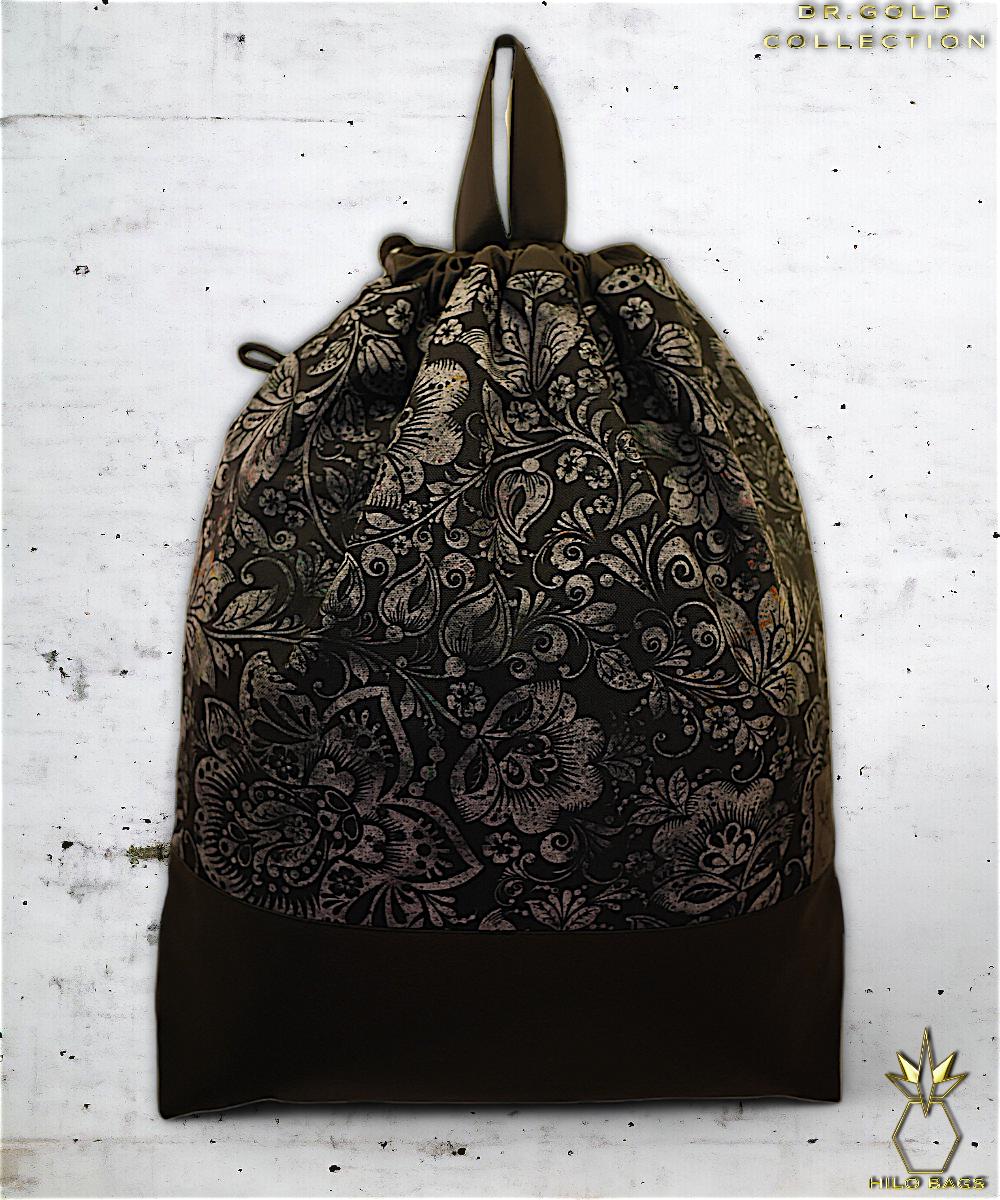 13. DR GOLD - Gymbag - unique - statement - colorful - vibrant - backpack - artistic drawstring - premium - designer - pattern - handmade