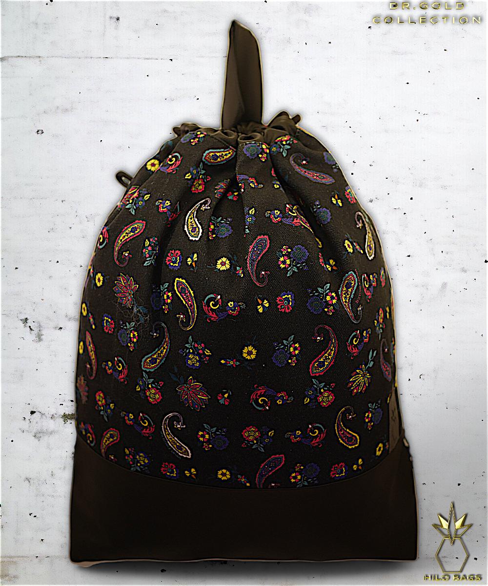 15. DR GOLD - Gymbag - unique - statement - colorful - vibrant - backpack - artistic drawstring - premium - designer - pattern - handmade