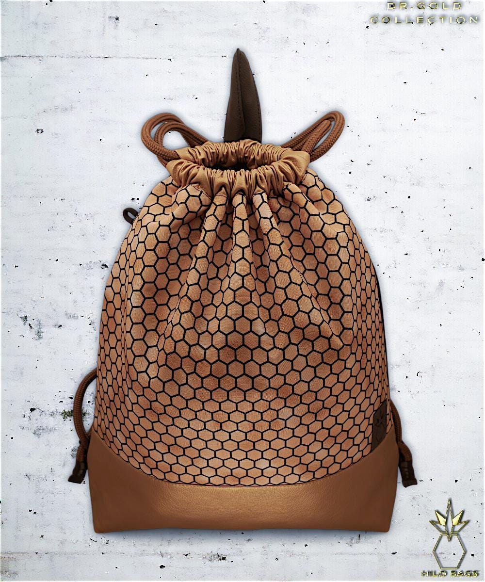 17. DR GOLD - Gymbag - unique - statement - colorful - vibrant - backpack - artistic drawstring - premium - designer - pattern - handmade