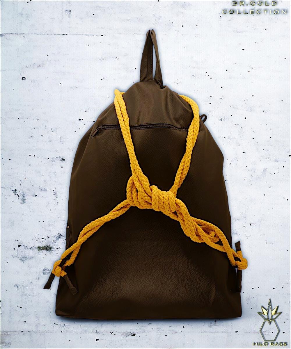 31. DR GOLD - Gymbag - einzigartig - Statement - farbenfroh - lebendig - Rucksack - künstlerischer Kordelzug - Premium - Designer - Muster - handgefertigt