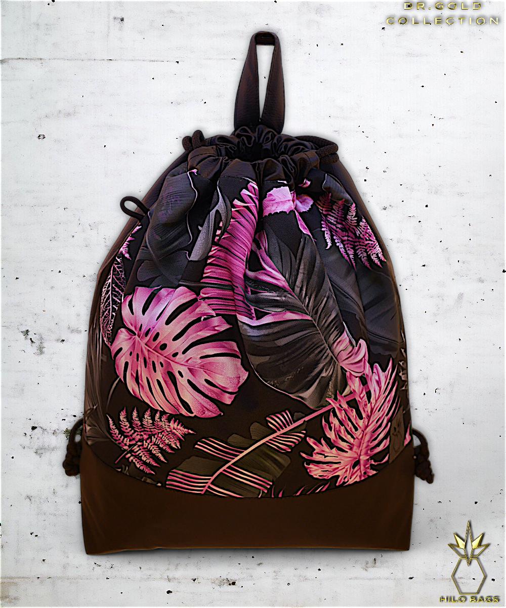 33. DR GOLD - Sportbeutel - einzigartig - Statement - farbenfroh - lebendig - Rucksack - künstlerischer Kordelzug - Premium - Designer - Muster - handgefertigt
