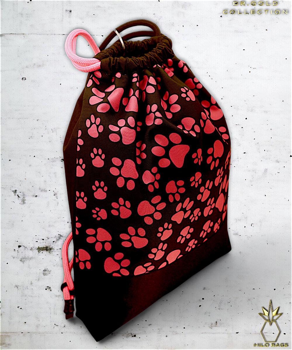 38. DR GOLD - Gymbag - einzigartig - Statement - farbenfroh - Gold - Rucksack - künstlerischer Kordelzug - Premium - Designer - Muster - handgefertigt