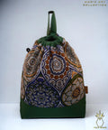 18. MAGIC ART - Gymbag - mandala - psychedelic - Ozora - festival - artistic -pearl canvas - water repellent - unique - oversized - handmade