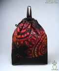 21. MAGIC ART - Gymbag - mandala - psychedelic - Ozora - festival - artistic - pearl canvas - water repellent - unique - oversized - handmade