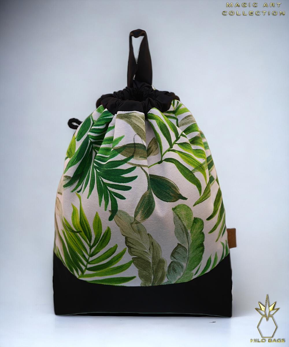 29. MAGIC ART - Gymbag - mandala - psychedelic - Ozora - festival - artistic - pearl canvas - water repellent - unique - oversized - handmade