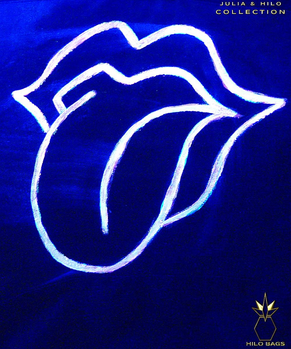 10.JULIA & HILO - Gymbag - hand painted - UV - artist - collaboration - pearl-canvas - unique-art-handmade-oversized-exclusive-design-custom