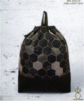11. DR GOLD - Gymbag - unique - statement - colorful - vibrant - backpack - artistic drawstring - premium - designer - pattern - handmade