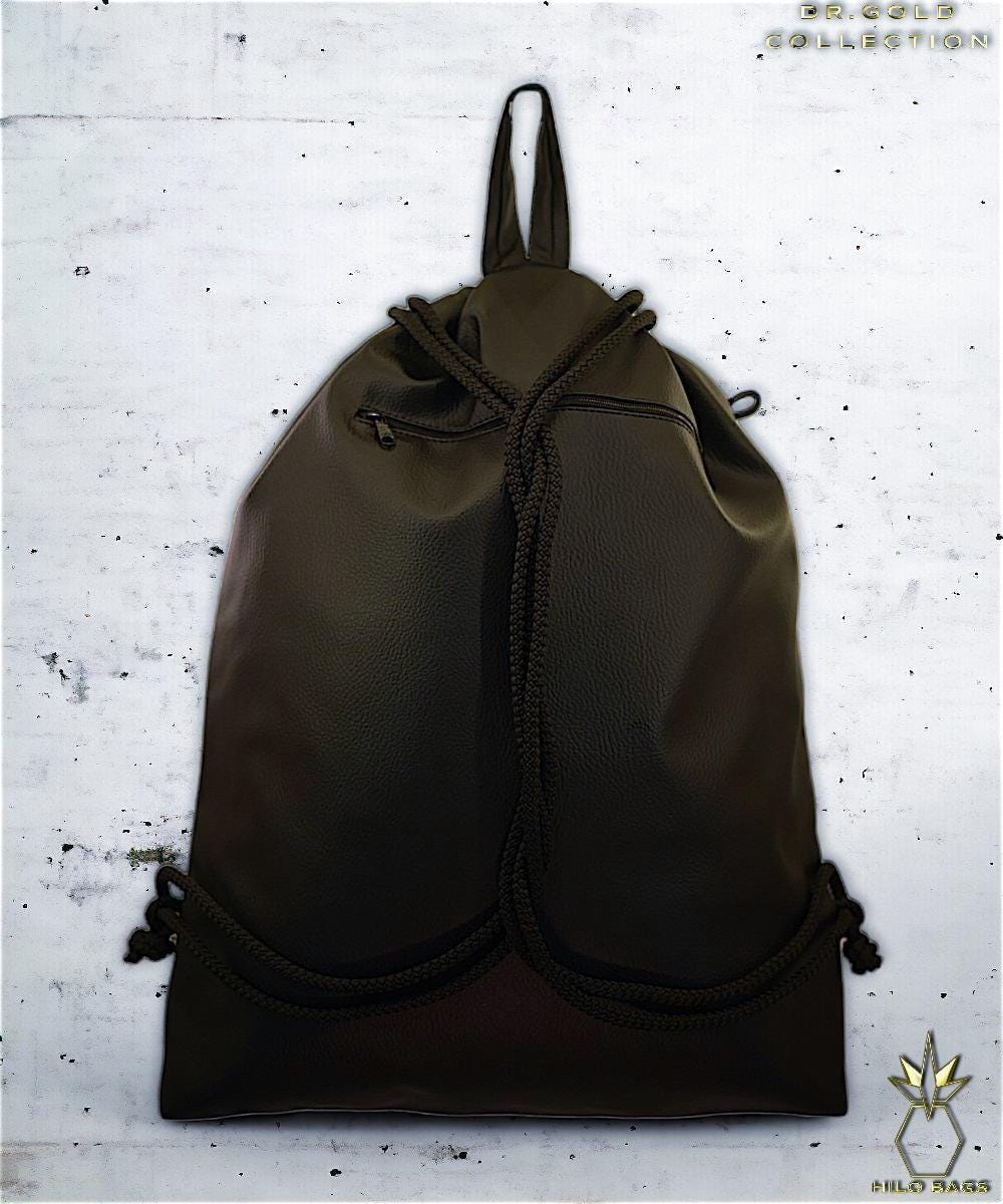 11. DR GOLD - Gymbag - unique - statement - colorful - vibrant - backpack - artistic drawstring - premium - designer - pattern - handmade