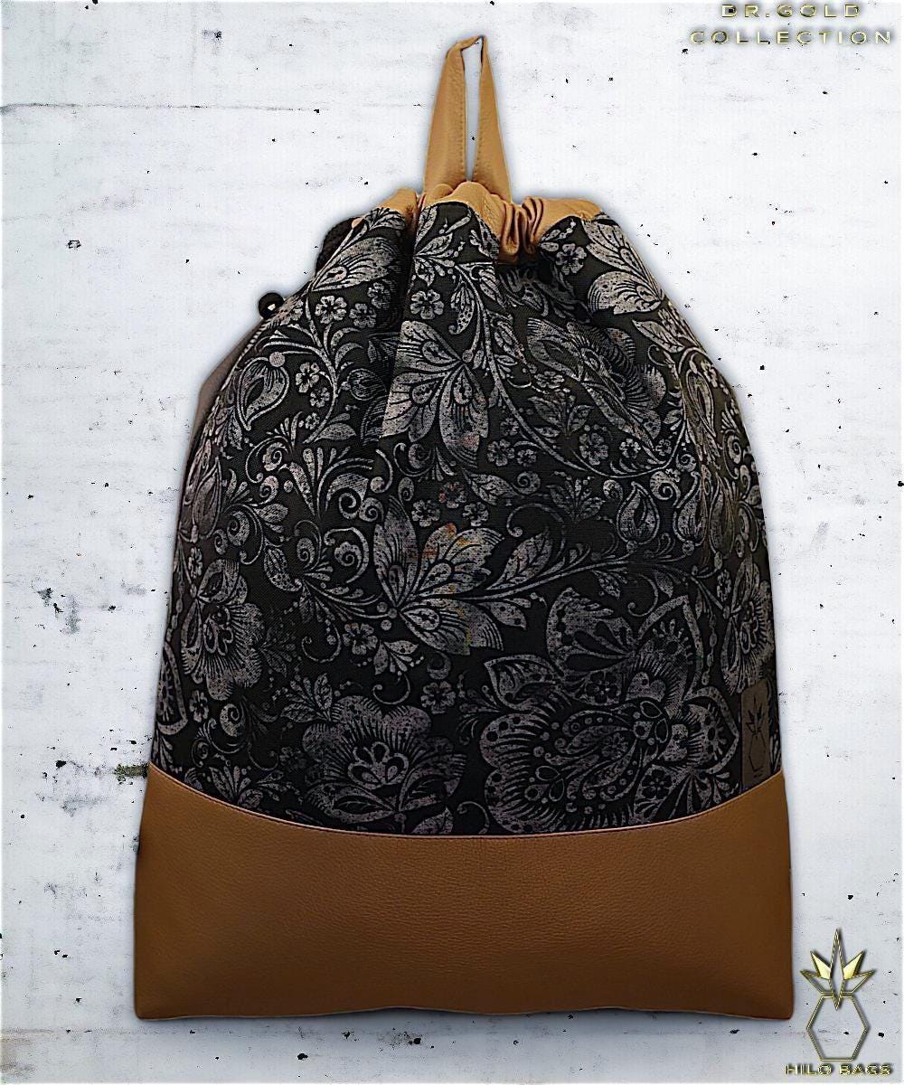 14. DR GOLD - Gymbag - unique - statement - colorful - vibrant - backpack - artistic drawstring - premium - designer - pattern - handmade