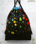 20. DR GOLD - Gymbag - unique - statement - colorful - vibrant - backpack - artistic drawstring - premium - designer - pattern - handmade