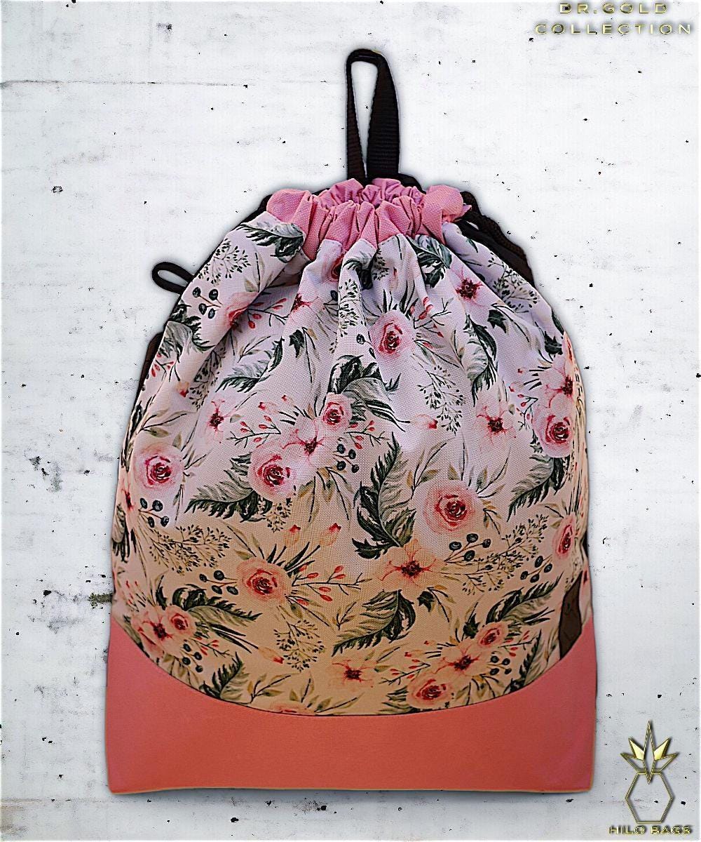 27. DR GOLD - Gymbag - einzigartig - Statement - farbenfroh - lebendig - Rucksack - künstlerischer Kordelzug - Premium - Designer - Muster - handgefertigt