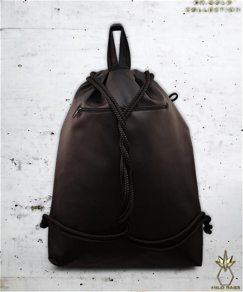 33. DR GOLD - Sportbeutel - einzigartig - Statement - farbenfroh - lebendig - Rucksack - künstlerischer Kordelzug - Premium - Designer - Muster - handgefertigt