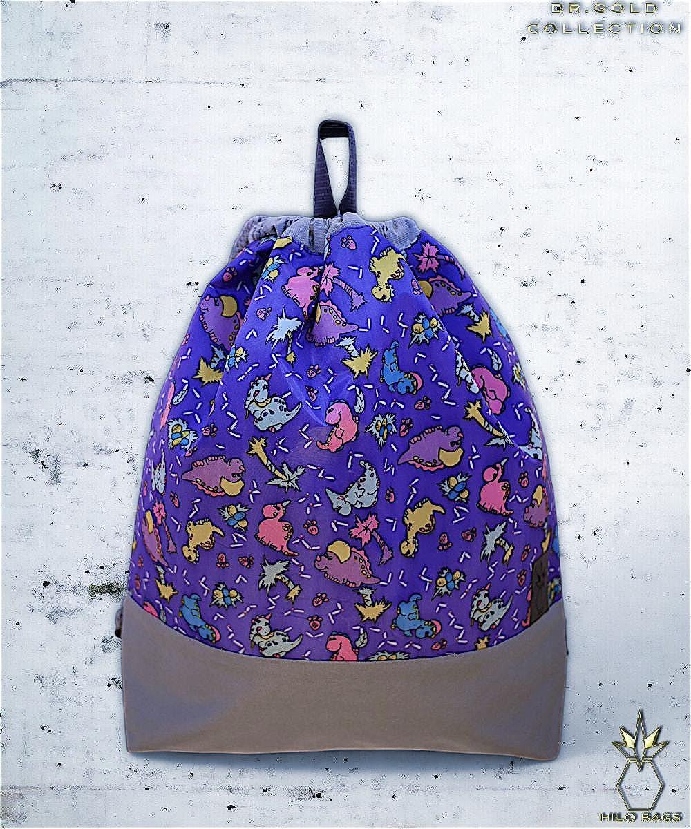 35. DR GOLD - Gymbag - unique - statement - colorful - vibrant - backpack - artistic drawstring - premium - designer - pattern - handmade