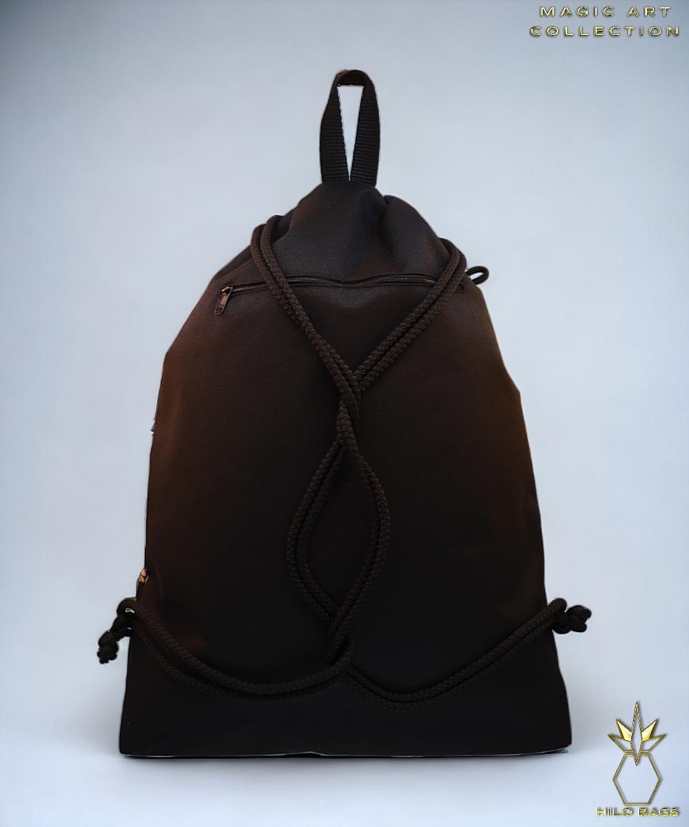 2. MAGIC ART - Gymbag - mandala - psychedelic - ozora - festival - artistic -pearlcanvas - waterrepellent - unique - oversized - handmade
