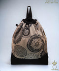 20. MAGIC ART - Gymbag - mandala - psychedelic - Ozora - festival - artistic - pearl canvas - water repellent - unique - oversized - handmade