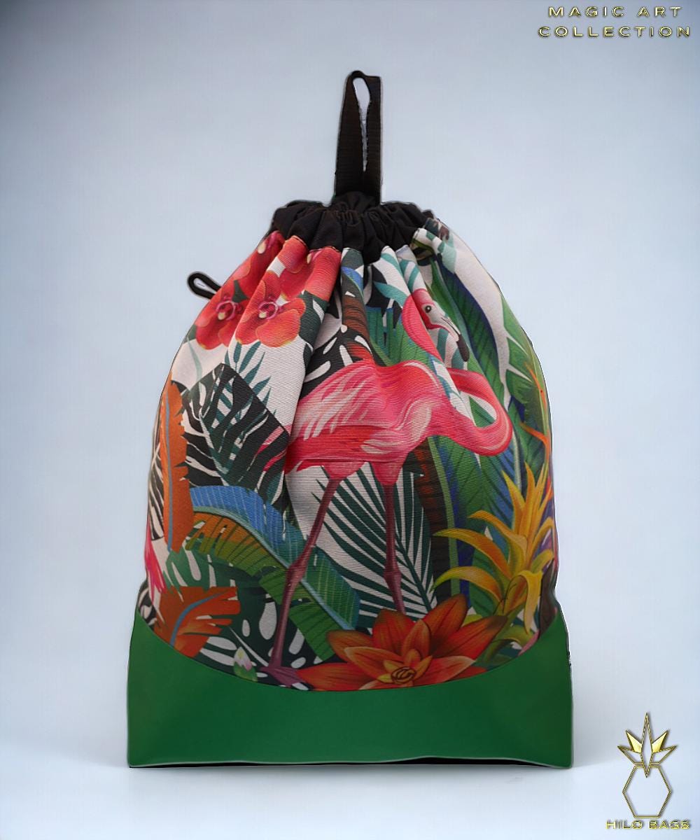 26. MAGIC ART - Gym Bag - mandala - psychedelic - Ozora - festival - artistic - pearl canvas - water repellent - unique - oversized - handmade