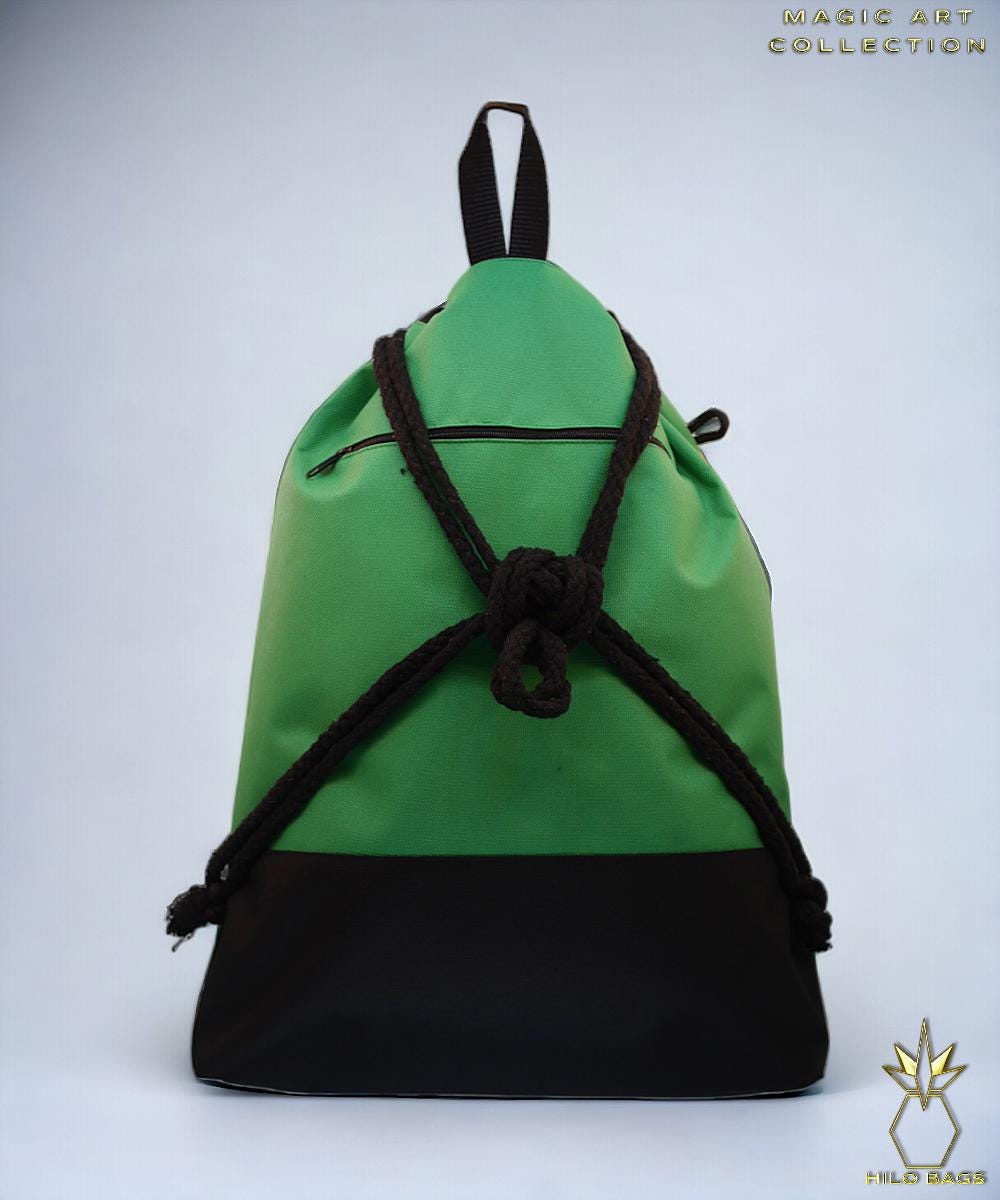 26. MAGIC ART - Gym Bag - mandala - psychedelic - Ozora - festival - artistic - pearl canvas - water repellent - unique - oversized - handmade